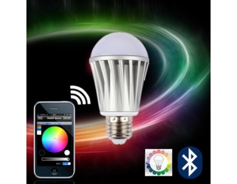 Lagute iOS App Bluetooth Control RGBW Color Magic LED Smart light Lamp Bulb 7W